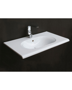 Ceramica Cielo Fluid FLLS80 wall-hung washbasin