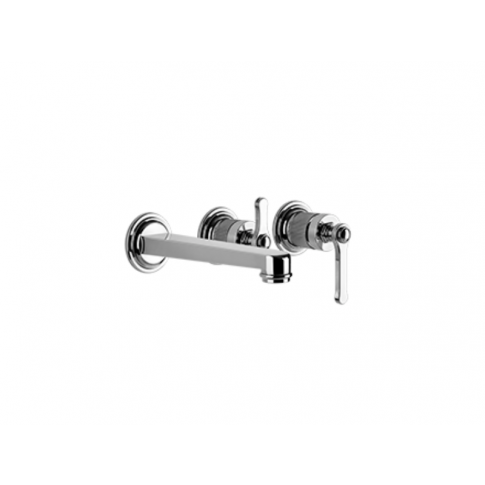 Gessi Venti20 65042 + 54139 2-way wall mixer + 2-way recessed part | Edilceramdesign