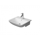 Sink Duravit Me by Starck semi-recessed wash basin 037855 | Edilceramdesign