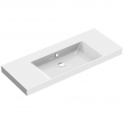 Countertop/Suspended/Semi-recessed Washbasin Catalano Zero 125 1125ZEUP00 in Ceramic | Edilceramdesign