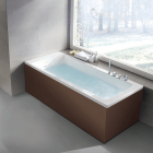 Corner / Wall-mounted Whirlpool Bathtub Hafro Eva 2EVA1S8 | Edilceramdesign