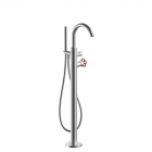 Floor-standing bathtub mixer Fantini AW/PIPE T580B | Edilceram Design