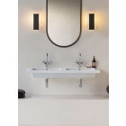 Double Wall Mounted / Recessed Ceramic Washbasin GSI Ceramica Norm 8627111 | Edilceramdesign