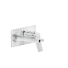 Gessi Rilievo 44697+59089 wall-mounted basin mixer | Edilceramdesign