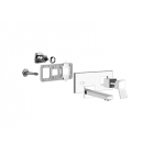 Gessi Rettangolo K 53084+44697 wall-mounted basin mixer | Edilceramdesign