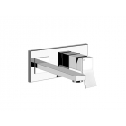 Gessi Rettangolo K 53088+44697 wall-mounted basin mixer | Edilceramdesign
