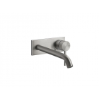 Washbasin faucet Gessi 316 Intreccio wall-mounted basin mixer 54197 | Edilceramdesign