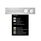 Gessi Hi-Fi Linear 63013 + 63014 thermostatic shower wall mixer | Edilceramdesign