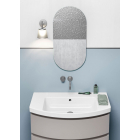 Wall-mounted / Recessed Ceramic Washbasin GSI Ceramica Norm 8644111 | Edilceramdesign