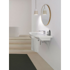 Wall-mounted / Recessed Ceramic Washbasin GSI Ceramica Norm 8645111 | Edilceramdesign