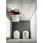 Wall-mounted / Recessed Ceramic Washbasin GSI Ceramica Norm 8650111 | Edilceramdesign