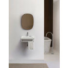 Wall-mounted / Recessed Ceramic Washbasin GSI Ceramica Norm 8685111 | Edilceramdesign