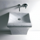 Agape Lito 1 ACER0731 Carrara marble freestanding washbasin | Edilceram Design