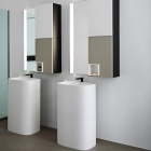 Agape Nivis ACER0763 free standing washbasin in Cristalplant | Edilceram Design