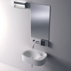 Agape Nivis ACER0763M0Z wall-mounted washbasin in Crstalplant | Edilceram Design