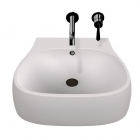 Agape Pear ACER08950RZ wall-mounted washbasin in Cristalplant | Edilceram Design