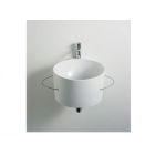 Agape Bucatini ACER0740N white ceramic wall-hung washbasin | Edilceramdesign