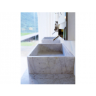 Agape Carrara ACER0730P countertop washbasin in white Carrara marble | Edilceramdesign