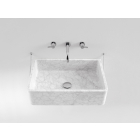 Agape Carrara ACER0730S wall-hung Carrara marble washbasin | Edilceramdesign