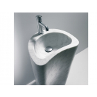 Agape Lito 2 ACER0732R freestanding washbasin in Carrara marble | Edilceramdesign