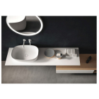 Agape Neb ACER0701ZZ countertop washbasin with waste basin | Edilceramdesign
