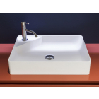 Antonio Lupi Simplo SIMPLO54 rectangular countertop washbasin in Flumood | Edilceramdesign