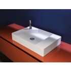 Antonio Lupi Simplo SIMPLO63 rectangular countertop washbasin in Flumood | Edilceramdesign