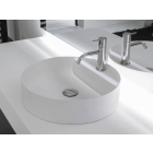 Antonio Lupi Simplo SIMPLOTONDO round countertop washbasin in Flumood | Edilceramdesign