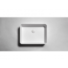 Antonio Lupi Velo VELORETTO50 rectangular countertop washbasin in Flumood | Edilceramdesign