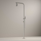 Freestanding Outdoor Shower Column Hotbath Archie AR090 | Edilceramdesign