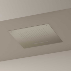 AISI 316+ Steel Ceiling Shower Head Recessed Part Hotbath Archie AR142 | Edilceramdesign