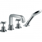 Axor Citterio 39445000+15480180 Above-top bathtub mixer and hand shower + built-in part | Edilceramdesign