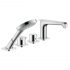 Axor Citterio E 36411000+15482180 Above-top bathtub mixer and hand shower + built-in part | Edilceramdesign