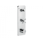 Axor Citterio E 36703000+ 36701180 External wall-mounted thermostatic shower set + recessed part | Edilceramdesign