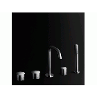 Boffi Eclipse RGRX03 above-top built-in bathtub set | Edilceramdesign