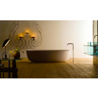 Boffi Iceland QAIISR01 freestanding bathtub in Cristalplant | Edilceramdesign
