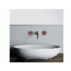 Boffi Pipe RGFP02E + RGGN02I wall-mounted wash basin mixer | Edilceramdesign