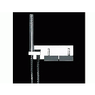 Boffi Wings RHNS09 + RHNS10 recessed wall-mounted shower tub set | Edilceramdesign