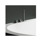 CEA Milo360 MIL27 thermostatic rim bath mixer with diverter and hand shower | Edilceramdesign
