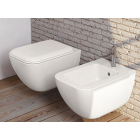 Ceramica Cielo Shui Comfort SHCOVS+SHCOBS wall-hung toilet and bidet | Edilceramdesign