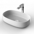 Countertop ceramic washbasin 55x35 cm Artceram Cognac COL003- White | Edilceramdesign