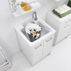 Lavatory 50x50 White Colavene Domestica DL5050B | Edilceram Design