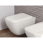 Ceramica Cielo Shui Comfort CPVSHCOTF white frictioned thermoset toilet seat cover | Edilceramdesign