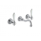 Washbasin faucet Cristina Canova Elite 3-hole wall-mounted faucet CL942 | Edilceramdesign