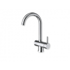 Kitchen faucet Cristina Contemporary Lines single-lever kitchen mixer with pull-out hand shower KT530 | Edilceramdesign