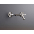 Cea Design Cross CRX 16 two-handle wall-mounted mixer with spout | Edilceramdesign