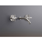 Cea Design Cross CRX 18 two-handle wall-mounted mixer with swivel spout | Edilceramdesign