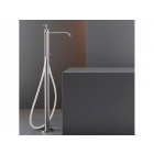 Cea Design Cross CRX 27 progressive pedestal bathtub mixer with hand shower | Edilceramdesign
