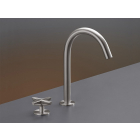 Cea Design Cross CRX 02 progressive overhead mixer with swivel spout | Edilceram Design