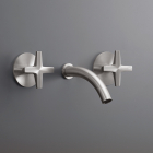 Cea Design Cross CRX 15 wall-mounted bio mixer with spout | Edilceram Design